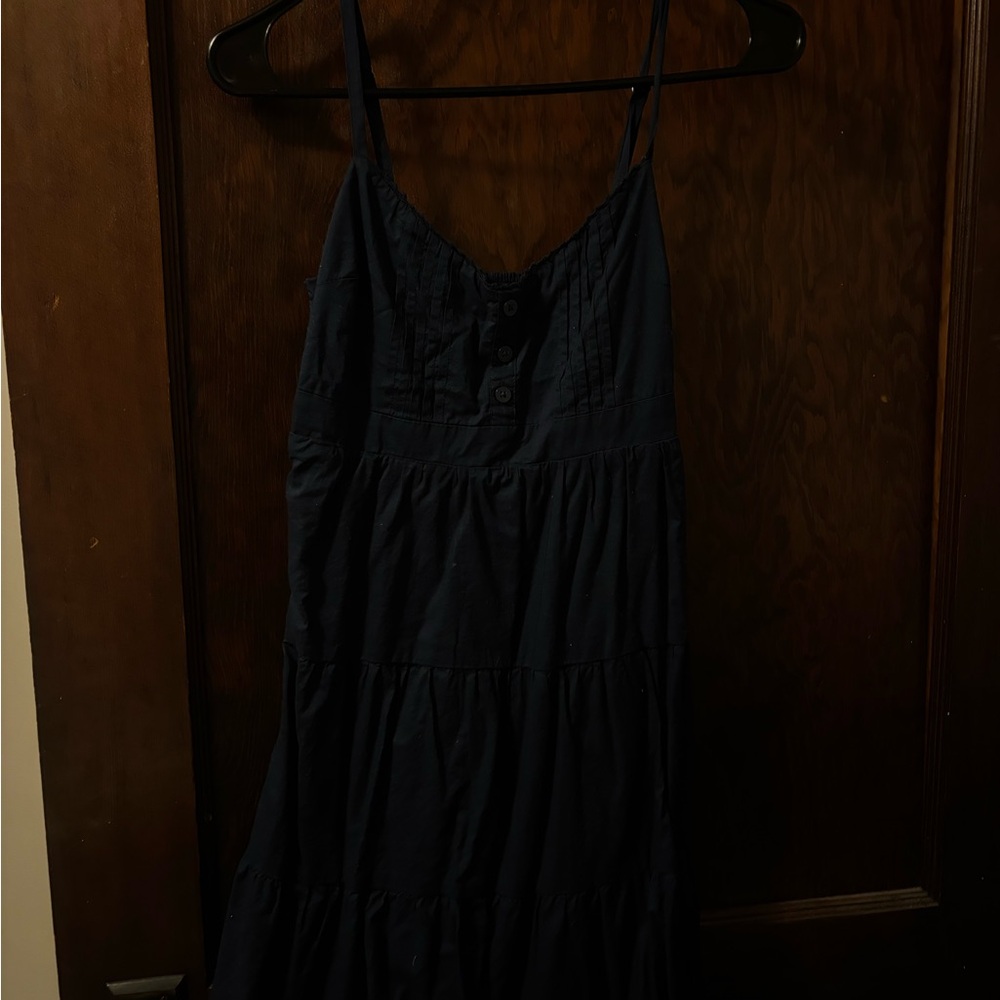 Hollister Navy Strapless Dress
